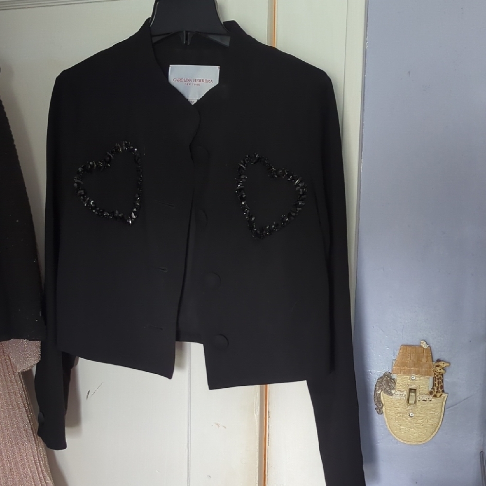 Carolina Herrera Black Tailored Blazer
